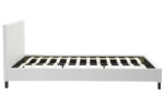Κρεβάτι Nevil  150x200 PU χρώμα λευκό ματ
