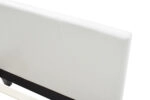 Κρεβάτι Nevil  100x200 PU χρώμα λευκό ματ