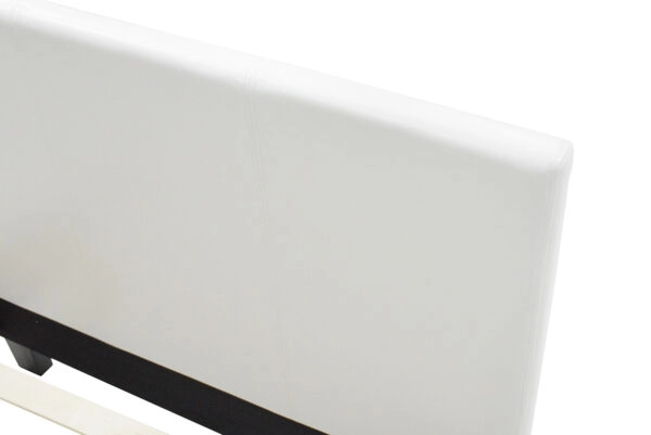 Κρεβάτι Nevil  100x200 PU χρώμα λευκό ματ