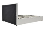Κρεβάτι Roi  160x200 PU λευκό ματ + αποθηκευτικό χώρο