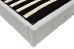 Κρεβάτι Roi  160x200 PU λευκό ματ + αποθηκευτικό χώρο
