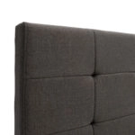 Κρεβάτι Roi 160x200 ύφασμα ανθρακί + αποθηκευτικό χώρο