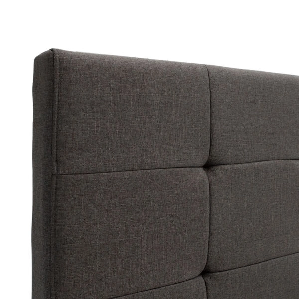 Κρεβάτι Roi 160x200 ύφασμα ανθρακί + αποθηκευτικό χώρο