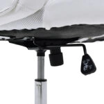 Καρέκλα γραφείου διευθυντή Sonar  pu σε λευκή απόχρωση