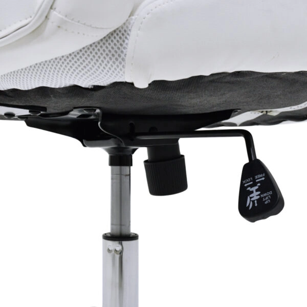 Καρέκλα γραφείου διευθυντή Sonar  pu σε λευκή απόχρωση