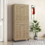 Παπουτσοθήκη-ντουλάπα MANTAM  24 ζεύγων χρώμα sonoma 78x40x170,5εκ