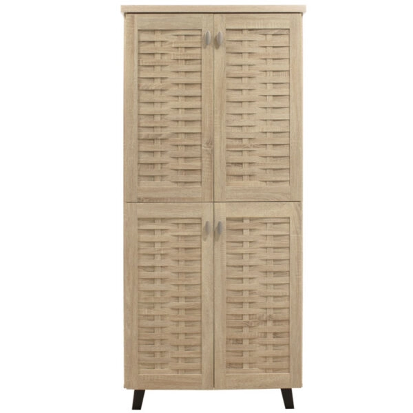 Παπουτσοθήκη-ντουλάπα MANTAM  24 ζεύγων χρώμα sonoma 78x40x170,5εκ