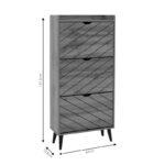 Παπουτσοθήκη Thelma  12 ζεύγων sonoma 60x23.8x131.6εκ