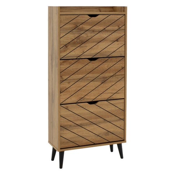 Παπουτσοθήκη Thelma  12 ζεύγων sonoma 60x23.8x131.6εκ