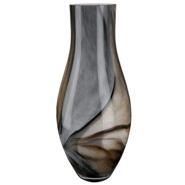 Βάζο  Καφέ Γυαλί 40cm