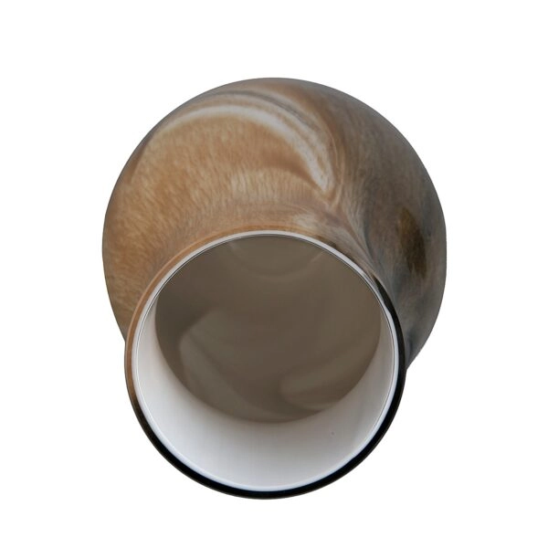 Βάζο  Καφέ Γυαλί 40cm