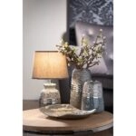 Βάζο ArteLibre Ασημί/Γκρι Κεραμικό 13.5x13.5x18.5cm