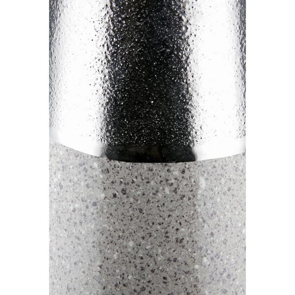 Βάζο  Ασημί/Γκρι Κεραμικό 12.5x12.5x28cm