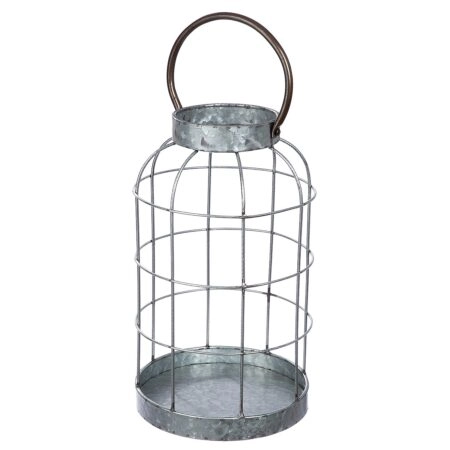 Φανάρι ArteLibre Γκρι Μέταλλο 42cm