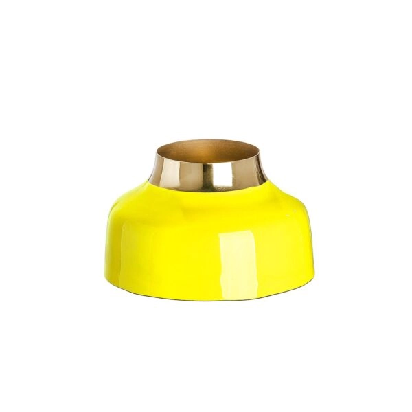 Βάζο Χαμηλό Μέταλλο 10.5cm Σε 3 Χρώματα