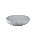 Βάζο  Τσαλακωμένο Λευκό Μέταλλο 5cm