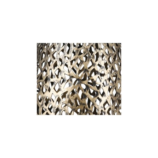 Βάζο ArteLibre Αντικέ Χρυσό Μέταλλο 21x80x10cm