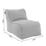 Πουφ ξαπλώστρα Lara αδιάβροχο μπεζ