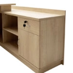 Γραφείο εργασίας επαγγελματικό Amazon  δεξιά γωνία χρώμα sonoma 180x160x76εκ