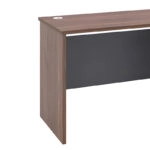 Γραφείο εργασίας Cassius ανθρακί-καρυδί 120x60x75εκ
