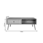 Τραπέζι σαλονιού Oslo  sonoma 110x59x41,5εκ