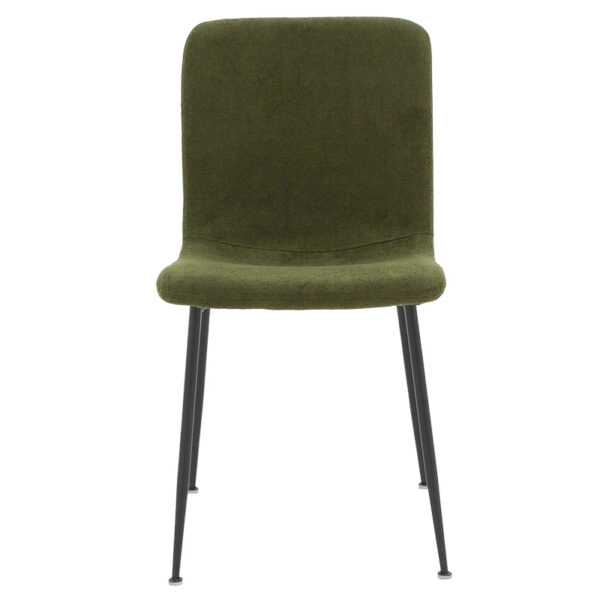 Καρέκλα Gratify  ύφασμα χακί-πόδι μαύρο