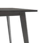 Τραπέζι Benson  MDF με καπλαμά  χρώμα rustic grey 80x80x75εκ