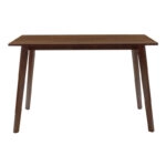 Τραπέζι Benson  MDF σε καρυδί απόχρωση 120x75x75εκ