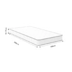 Στρώμα Levander  bonnel springs roll pack μονής όψης 15-17cm 100x200εκ