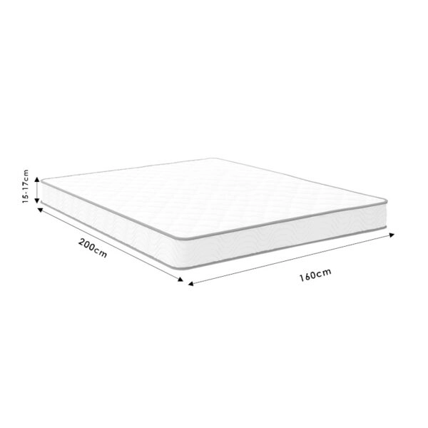 Στρώμα Levander  bonnell spring roll pack μονής όψης 15-17cm 160x200εκ