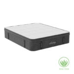 Στρώμα Luxury pocket spring+gel memory foam+latex μονής όψης aloe vera 34-36cm 150x200εκ