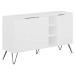Μπουφές Clara  λευκό 142x35.5x83εκ