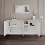 Μπουφές Clara  λευκό 142x35.5x83εκ