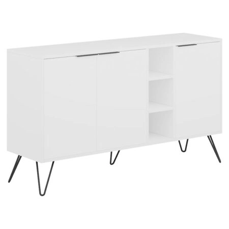 Μπουφές Clara  λευκό 142x35.5x83εκ