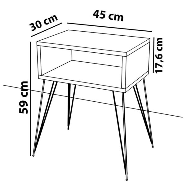 Êïìïäßíï Naida  öõóéêü-ìáýñï 45x30x59åê