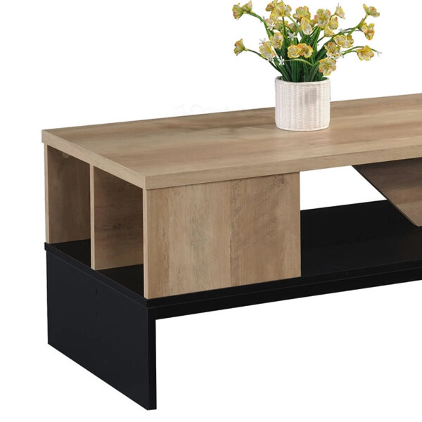 Τραπέζι σαλονιού Naya  sonoma-ανθρακί 93x46x43εκ