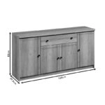 Μπουφές Libby  oak 160x39.5x83εκ