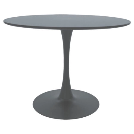Τραπέζι Balou  MDF ανθρακί ματ Φ100x75εκ