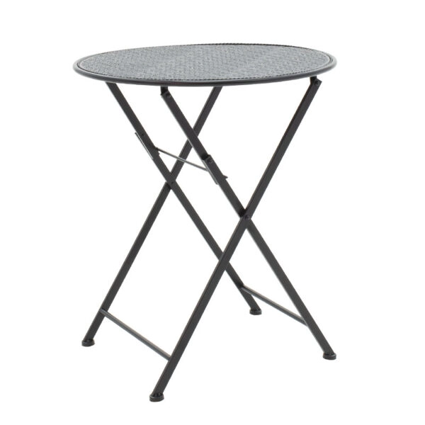 Τραπεζαρία Walen σετ 3τεμ μέταλλο μαύρο