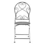 Τραπεζαρία Walen σετ 3τεμ μέταλλο μαύρο