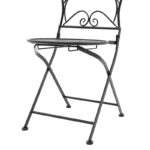 Τραπεζαρία Walen σετ 3τεμ μέταλλο μαύρο