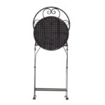 Τραπεζαρία Walen σετ 3τεμ μέταλλο μαύρο