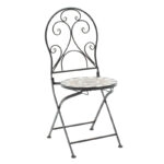 Τραπεζαρία Mosaic σετ 3τεμ μέταλλο μαύρο