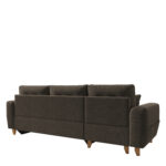 Καναπές Γωνιακός  Αναστρέψιμη Γωνία JESSIE 235x160x85cm Καφέ