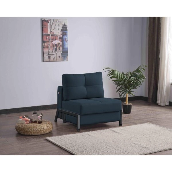 Πολυθρόνα OLIVER Σκούρο Μπλε 87x93x90cm