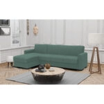 Καναπές Κρεβάτι Γωνιακός  JOSE Μέντα 270x150x86cm