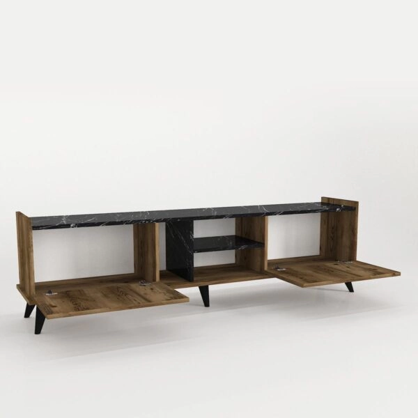 Έπιπλο Τηλεόρασης BINNEY Καφέ Μοριοσανίδα/Μελαμίνη 180x33x51cm