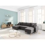 Καναπές Πολυμορφικός LEMPA Γκρι 295x148x86cm