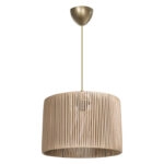 Φωτιστικό οροφής μονόφωτο PWL-1118  Ε27 φυσικό Φ30x24εκ