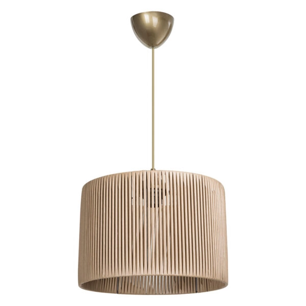 Φωτιστικό οροφής μονόφωτο PWL-1118  Ε27 φυσικό Φ30x24εκ